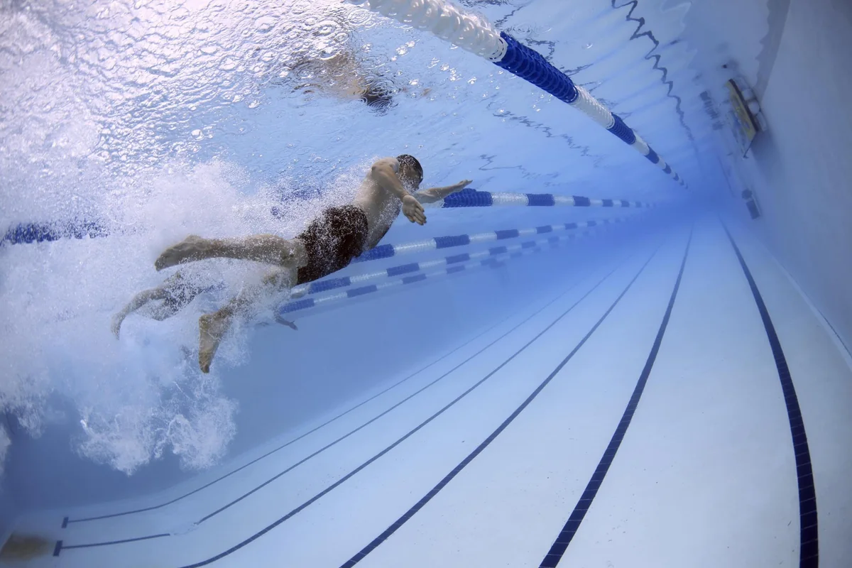 Schwimmen im blu Potsdam