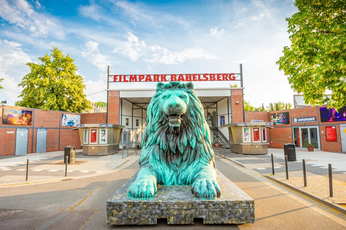 Eingang Filmpark Babelsberg