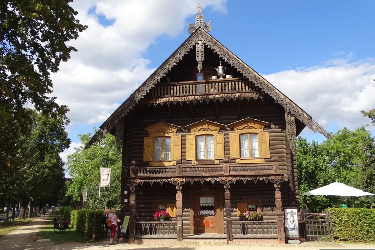 Russisches Holzhaus in Alexandrowka