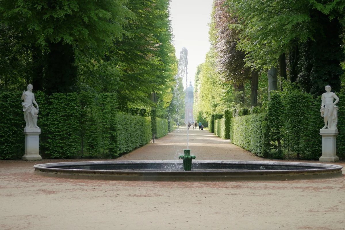 Spaziergang durch den Park Sanssouci